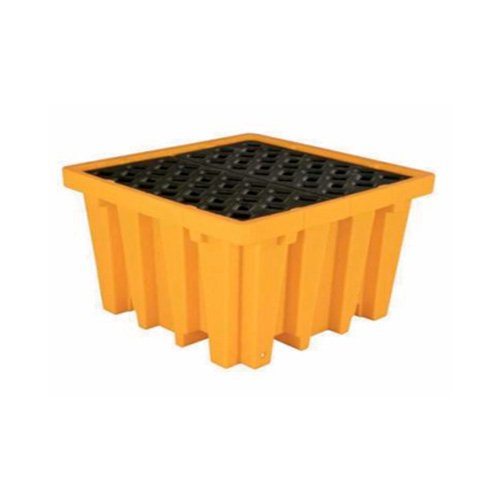 Orange spill containment pallet